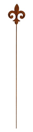 Rost gartenstecker lilie 108 - rost,
