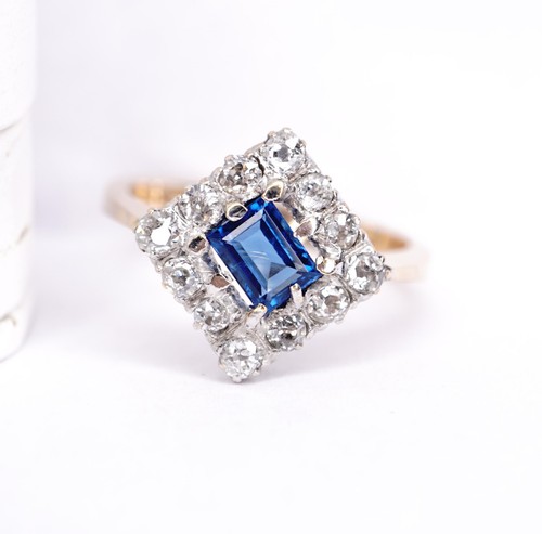 Antiker art deco ring mit - antiker,