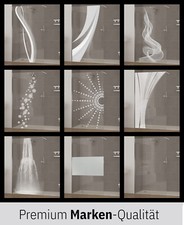 Walkin Duschwand m. 3D Lasergravur  Glas Dusche Duschkabine Duschabtrennung
