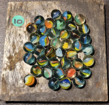 Alte Glas Murmeln, Lauscha, 40 Stück, Marble,