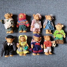 RUSS TEDDY TOWN TEDDYBÄR FIGUREN, BÄR SAMMLUNG, TEDDY BÄR,  90er Jahre