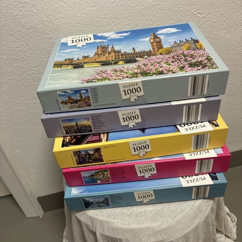 Ravensburger puzzle 5x1000 - ravensburger,
