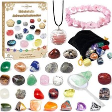 Adventskalender 2024 Kristalle Edelsteine Kinder Weihnachten Sammelspaß Lerns...