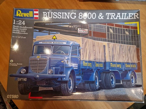 Revell büssing 8000 trailer - büssing,
