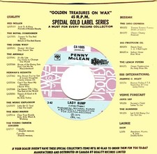 PENNY MCLEAN:   LADY BUMP /