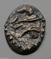 Kleines Bronze Relief - GEORG