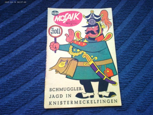 Ddr comic zeitschrift mosaik - ddr,