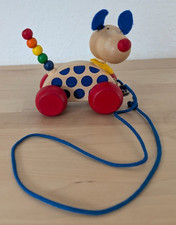 NP: 21,90€ Selecta Schiebe- u. Nachziehspielzeug 62026 Nico Nachzieh Hund 1 Jahr