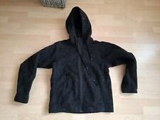 Tatonka Softshell Wolljacke  Jacke Hood Schwarz Grau Gr. S
