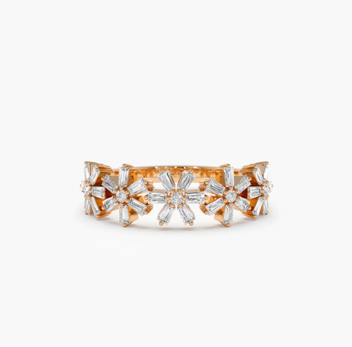 Damen diamantring 585 gold 14k - 585,