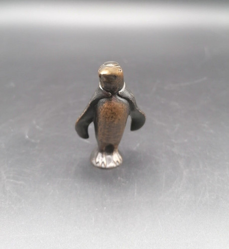 Bronze figur pinguin wohl - ,