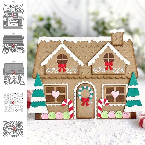 Weihnachten haus stencil - haus,