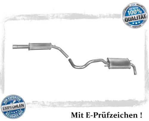 Auspuffanlage für polo - für, vw