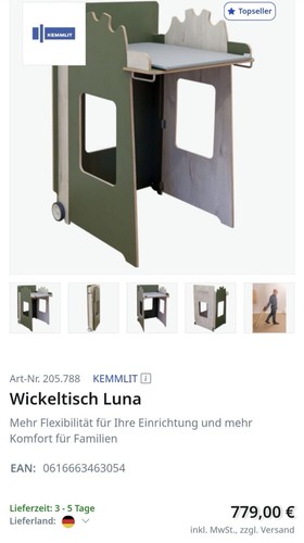 Timkid luna wickeltisch - timkid,