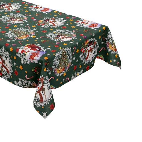 Wachstuch tischdecke grün - tischdecke,