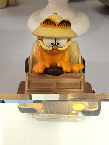Garfield figur jeep - garfield,