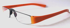 Porsche Design P 8801 VB orange +3,50 Nahbrille +3,5 Halbbrille-Lesebrille NEU