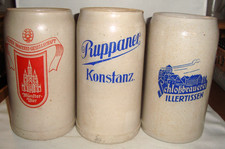 3 x 1,0 l Bierkrüge von verschiedenen Brauereien 5