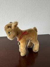 Steiff Plüschtier Ziege "Zicky" ca. 16 cm - Vintage - Rarität 