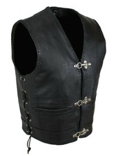 Herren Lederweste Kutte