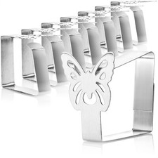 8x Premium Tischtuchklammern