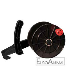 Euro Haspel - ca. 200m Band - 500m Litze Kunststoff Handhaspel Weidehaspel