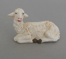 Schaf liegend 4 cm hoch