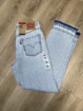 Levi 501 Damen Jeans hellblau