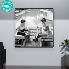 Slim Aarons Backgammon Pool