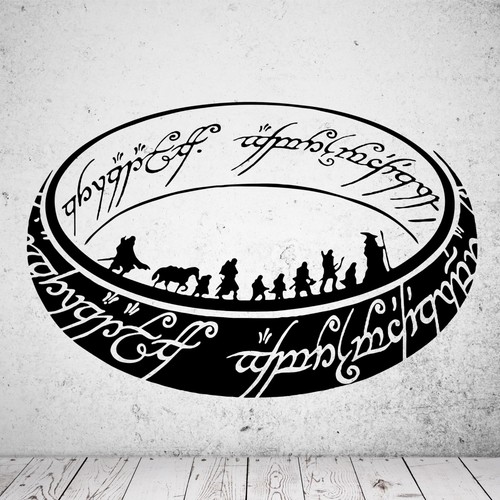 Wandtattoo herr der ringe - herr,