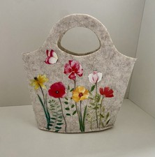Filz-Tasche Henkeltasche grau