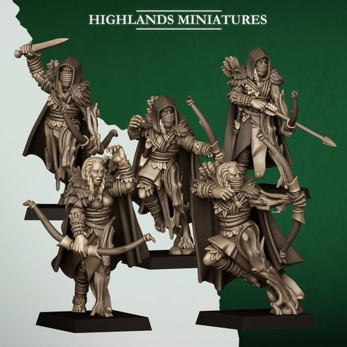 Feral scouts miniatures set - scouts,