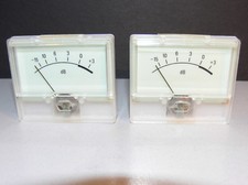 Sound Rec Level VU Meter Aussteuerungsanzeige Drehspulinstrument Neu 2 Stück