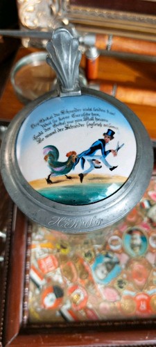Antiker uranglas bierkrug um - ,