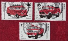 Briefmarken Deutschland Oldtimer Feuerwehr Fahrzeuge TSF VW LF 16 MB TLF