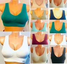 Tina Sport BH Push Up Yoga Fitness Bustier Top ohne Bügel m. Brustpolste(Art004)