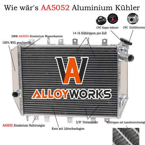 Aluminium wasserkühler - aluminium,