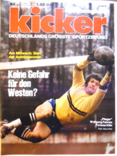 KICKER 42 - 21.5. 1973 ** Fahrian EC-Finale Leeds-Mailand Osnabrück/Mainz-Poster