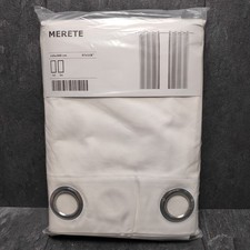 IKEA MERETE 2 Gardinen Weiß