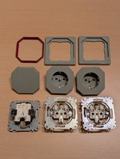 Merten Octocolor grau Steckdose, Schalter