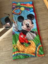 Disney Micky Maus Schlafsack 150 x 65cm Decke Camping Kindergarten Schule Kinder