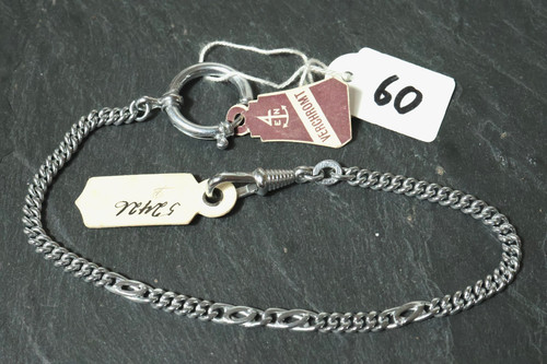 Alte silberne taschenuhrkette - alte,
