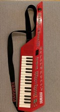 Yamaha SHS-10, Keytar, Midi Keyboard Keyboard red rot, Vintage.
