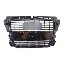 Audi A3 8P 2009 - 2012 Kühlergrill Schwarz