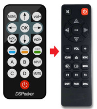 Ersatz Fernbedienung für DSPeaker Anti Mode 2.0 Audiosystem