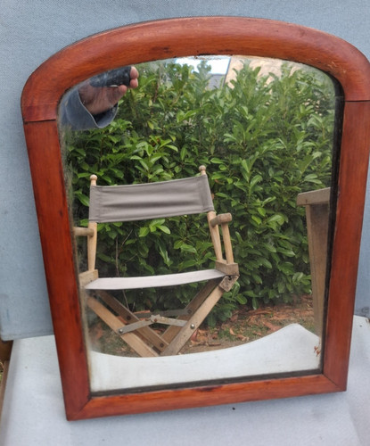 Antiker wandspiegel aus holz - antiker,