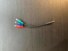 Delock Cinch / Klinke Video Anschlusskabel [3x Cinch-Buchse - 1x Klinkenstecker