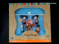 Babymobile Piraten Mobile Holz Handgefertigt Hochwertig Ungiftige Farbe Neu &OVP