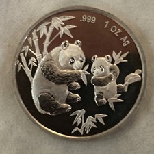 1oz china panda - 1oz, silber