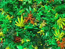 LEGO® Pflanzen – Zubehör für Palmen, Blumen, Blätter & Bäume [5–100 Stk.] – NEU